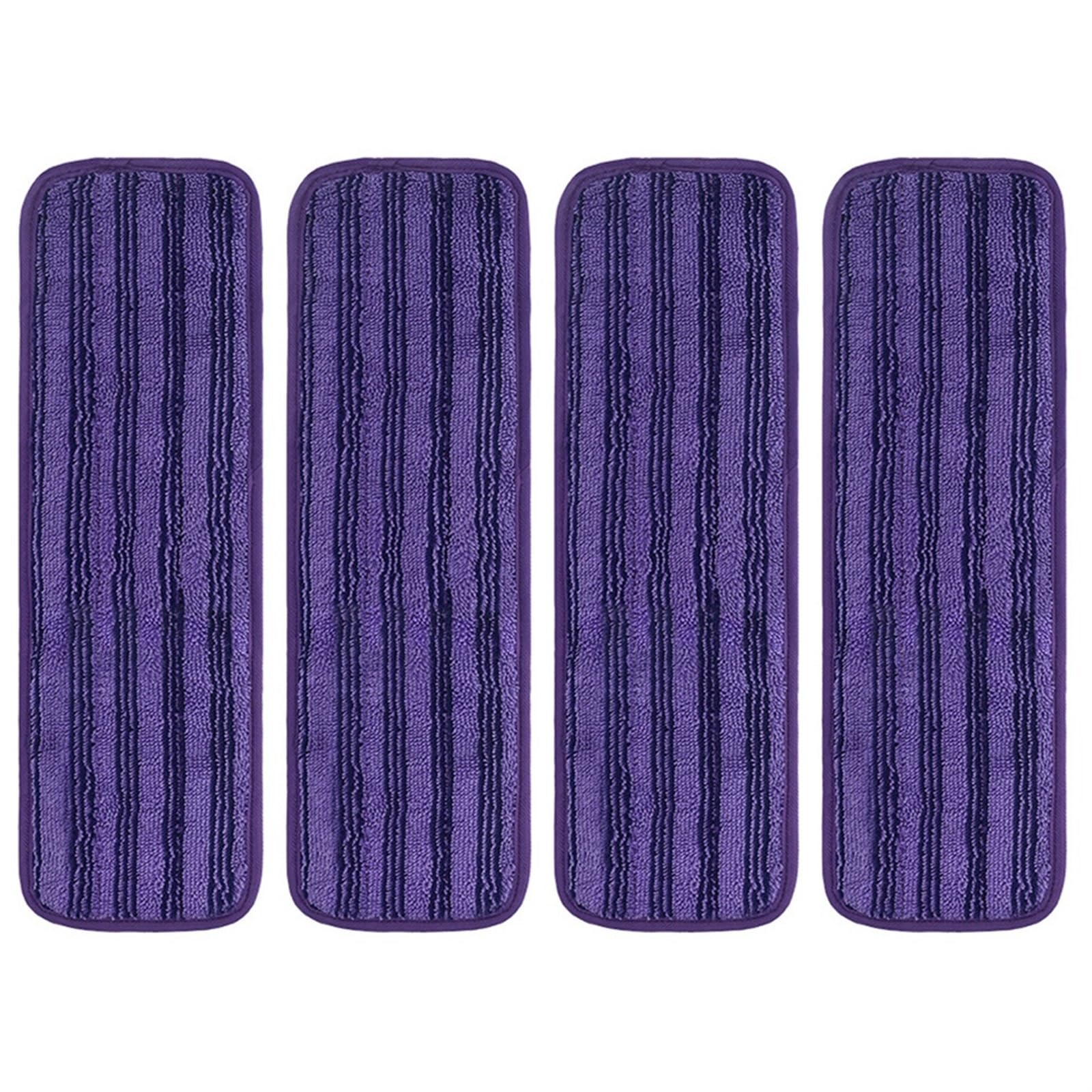 XEDLAMP Wiederverwendbare Mopp-Pads, for, PowerMop Mikrofaser-Power-Mopp-Pads, nachfüllbar, waschbar, Ersatz-Ersatzteile for die Haushaltsreinigung Roboter-Sauger-Wischpad(Purple) von XEDLAMP