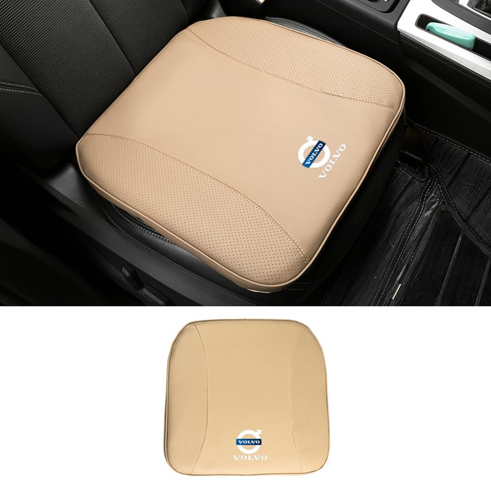 XENITE Auto Sitzkissen Sitzauflagen für Volvo C40 S60L S90 XC40 XC60 XC70 XC90 Car Seat Cushions Sitzbezügesets Protector Zubehör,Beigestyle von XENITE