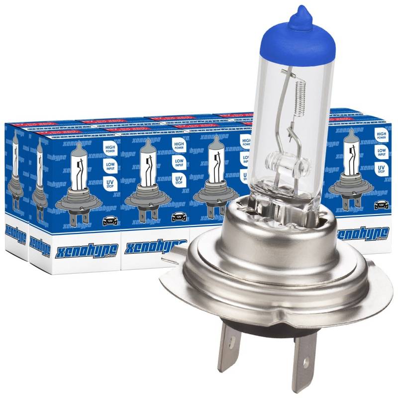 XENOHYPE 10x H7 12V 55 Watt PX26d Premium Line Halogen Auto Lampe von XENOHYPE