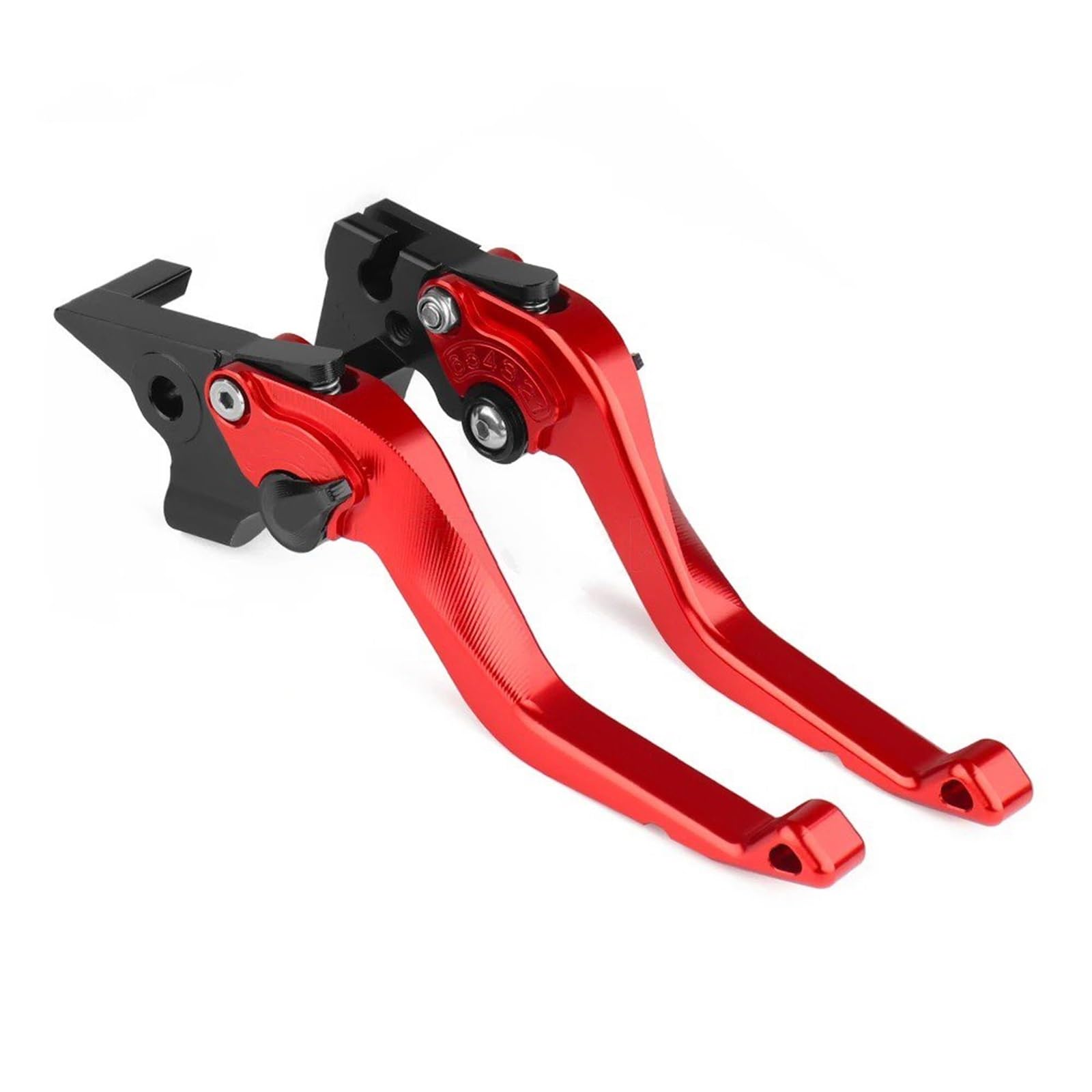 Bremskupplung Hebel Für CB500X Für CB 500 X 2013-2021 Motorradzubehör CNC Einstellbare Kurzbremskupplungshebel Lenker Bremshebel(Red) von XEXJHQQ