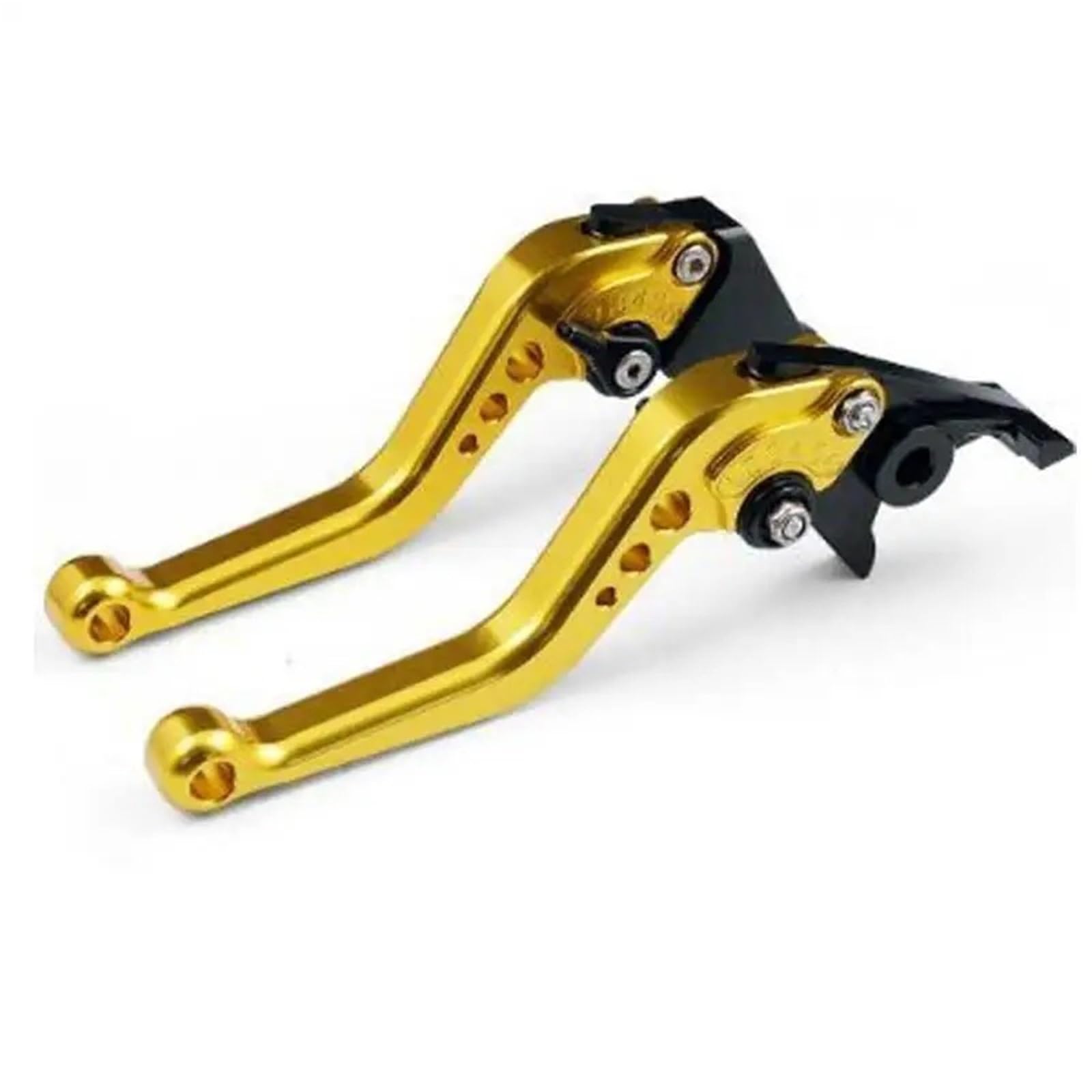 Bremskupplung Hebel Für HP2 Für Megamoto 2006-2009 Kurze Lange CNC Motorrad Anpassung Kupplung Bremshebel Set Lenker Bremshebel(177mm Gold) von XEXJHQQ