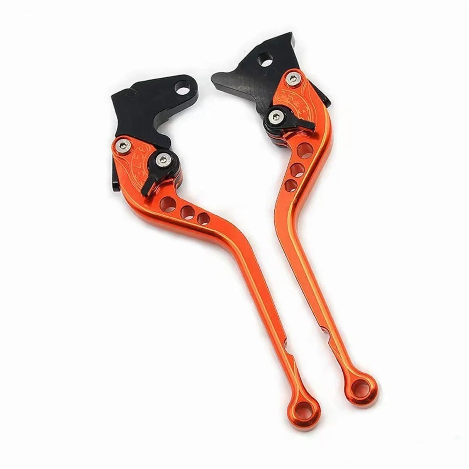 Bremskupplung Hebel Für Kawasaki Für Ninja650 2018-2022 Einstellbare Motorrad Bremskupplungshebel Lenker Bremshebel(Orange 177mm) von XEXJHQQ