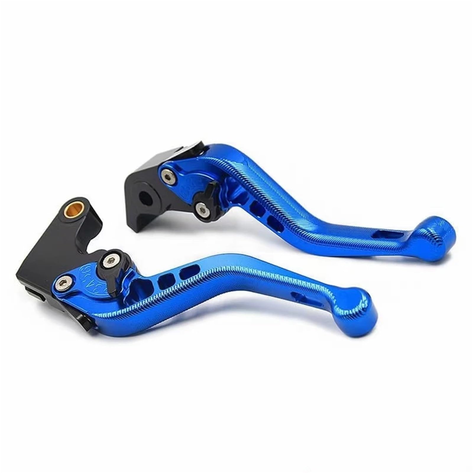 Bremskupplung Hebel Für Royal Für Enfield 650 Für Interceptor GT650 CNC Motorrad Bremse Kupplung Hebel Motorrad Zubehör Einstellbare Aluminium Hebel Lenker Bremshebel(Blue 147mm) von XEXJHQQ