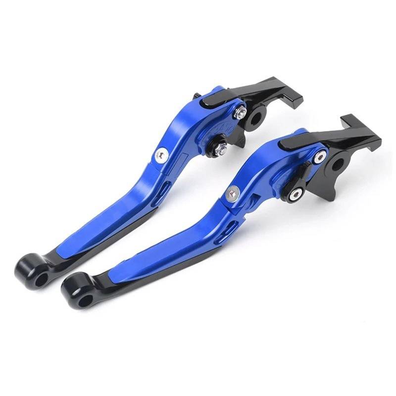 Bremskupplung Hebel Für Tracer 900 GT 2015-2019 Motorrad CNC Verstellbarer Klappbarer Ausziehbarer Bremskupplungshebelgriff Lenker Bremshebel(Blue) von XEXJHQQ