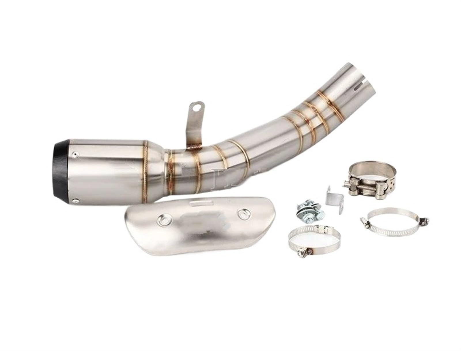 Für CBR1000RR Für CBR1000 RR 2017 2018 2019 Motorradauspuff Fluchtschalldämpfer Vollsystem Mittelrohr Motorrad Auspuff Mittelrohr Pipe Exhaust(B) von XEXJHQQ