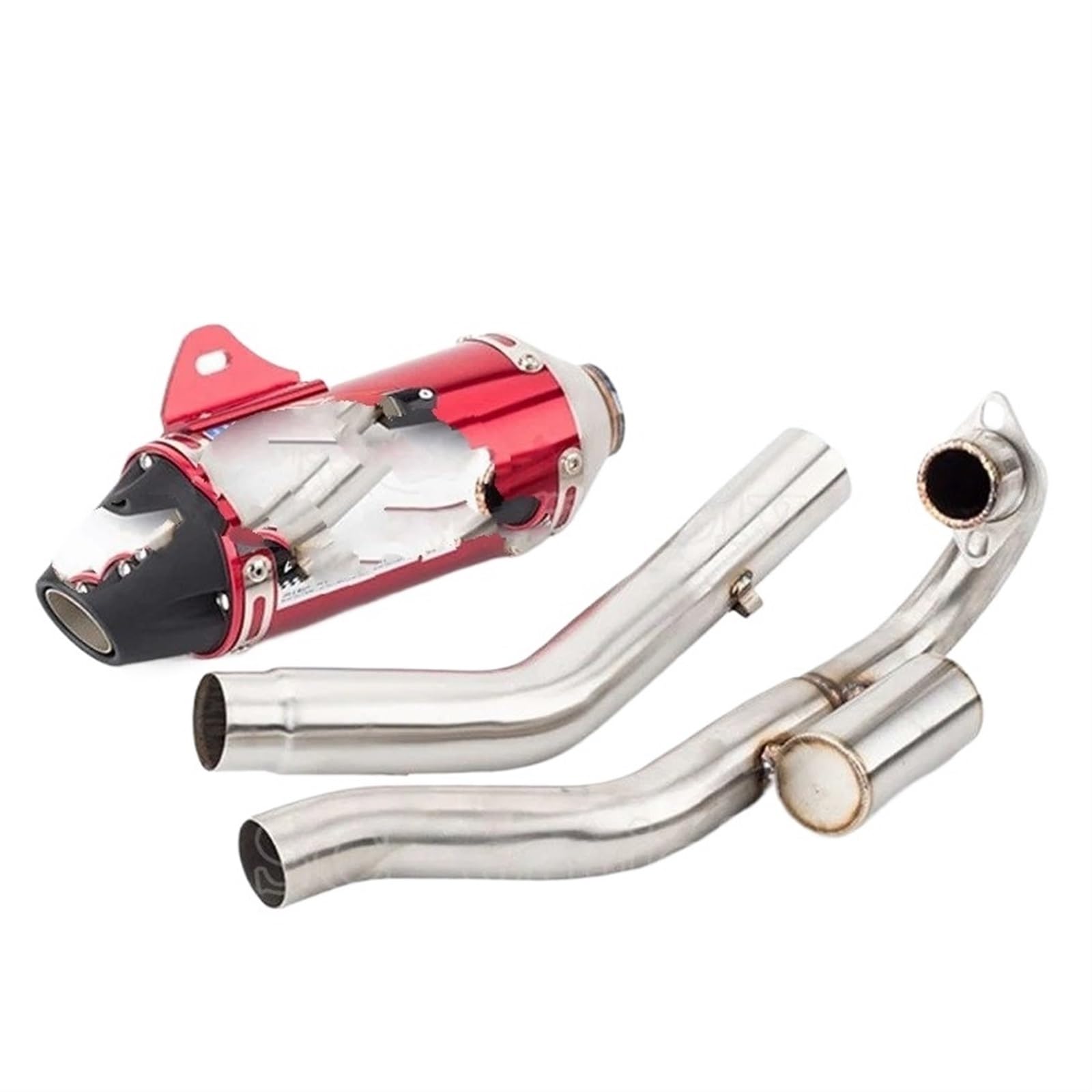 Für CRF150F Für CRF230F Für CRF250 2003-2016 Motorradauspuff Schalldämpfer Vorne Link Rohr Tubo Escape Moto System Motorrad Auspuff Mittelrohr Pipe Exhaust(Type C2) von XEXJHQQ