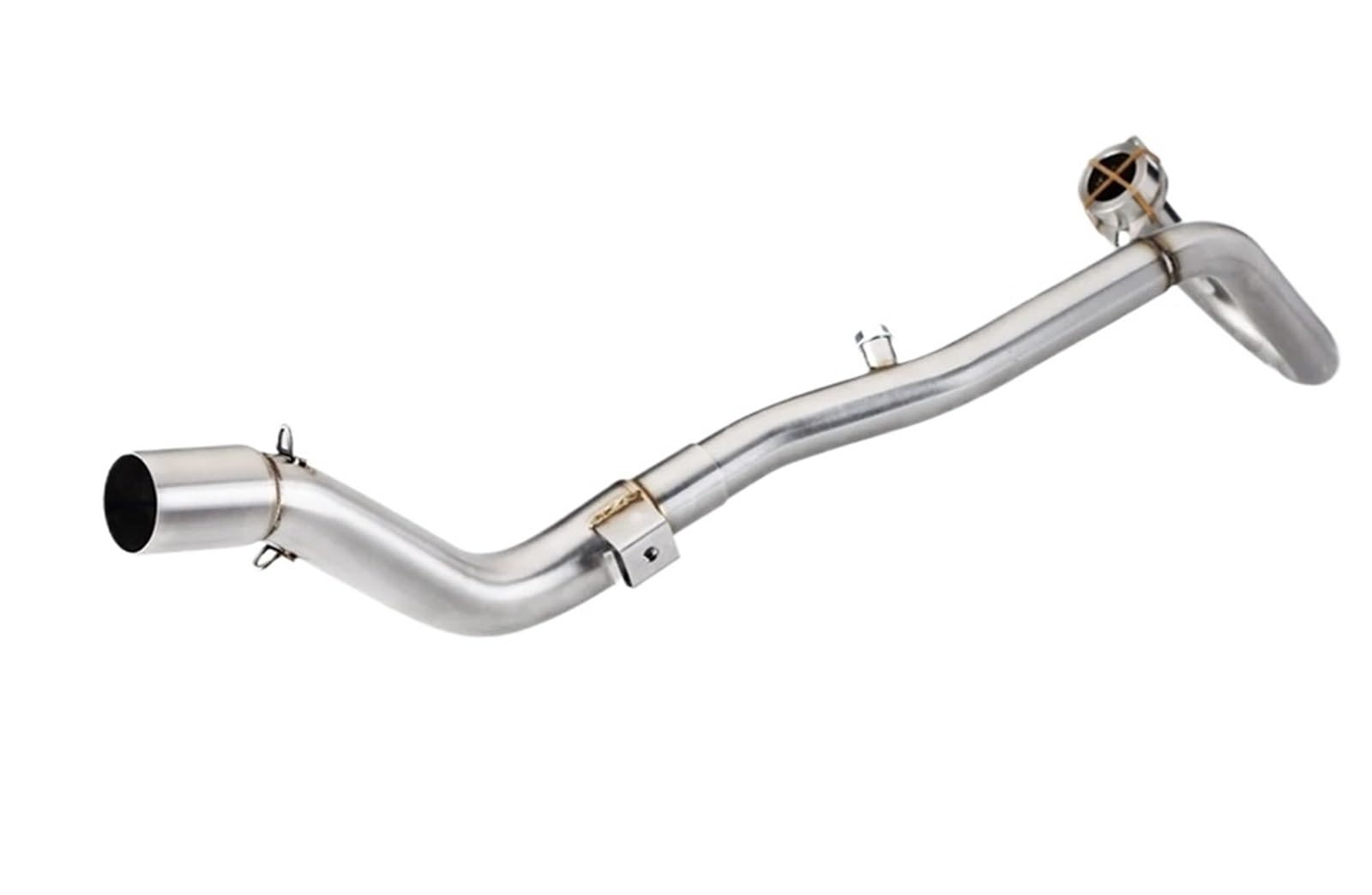 Für CRF250L Für CRF300L Für CRF300L Für Rallye 2012-2020 Motorrad Front Auspuff Link Rohr Modifikation Fit 51mm Schalldämpfer Motorrad Auspuff Mittelrohr Pipe Exhaust(A) von XEXJHQQ