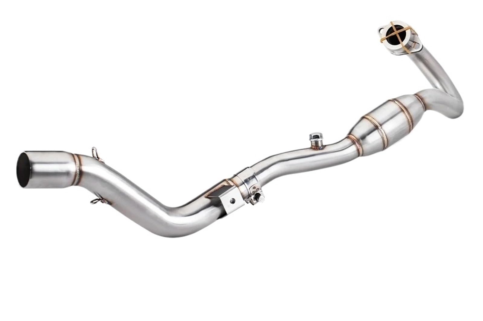 Für CRF250L Für CRF300L Für CRF300L Für Rallye 2012-2020 Motorrad Front Auspuff Link Rohr Modifikation Fit 51mm Schalldämpfer Motorrad Auspuff Mittelrohr Pipe Exhaust(B) von XEXJHQQ