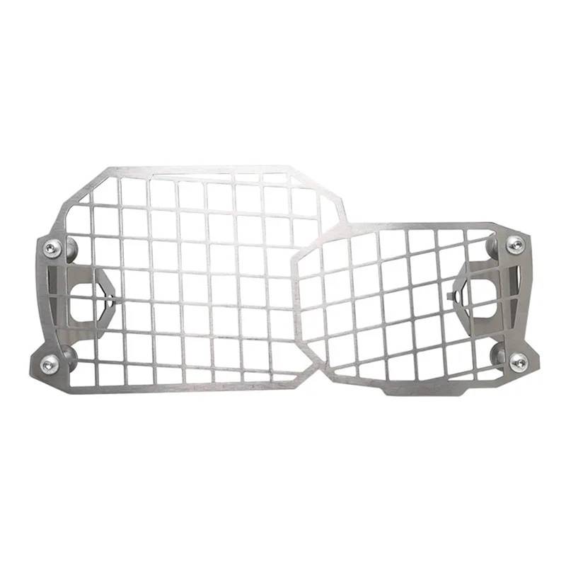 Für F800GS 2008-2016 Für F700GS 2008-2016 Scheinwerferschutz Grille Schutzabdeckung Handlichtgitter Motorrad Scheinwerfer Lichtabdeckung(Silver) von XEXJHQQ