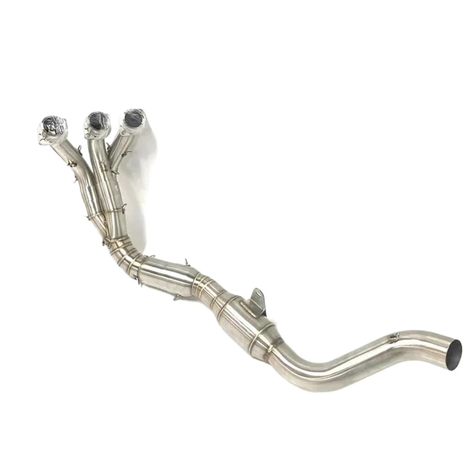 Für MT-09 Für FZ09 2021 2022 2023 Motorradauspuffanlagen Modifiziertes Vorderes Verbindungsrohr Motorrad Auspuff Mittelrohr Pipe Exhaust von XEXJHQQ