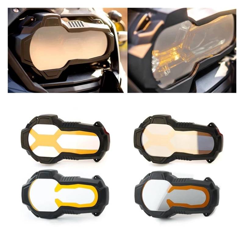 Für R1200GS LC 2014-2020 Für R1200GS LC Für Abenteuer 2014-2020 Motorrad Scheinwerfer Schutz Protector Objektiv Abdeckung Motorrad Scheinwerfer Lichtabdeckung(Reflective Glass U) von XEXJHQQ