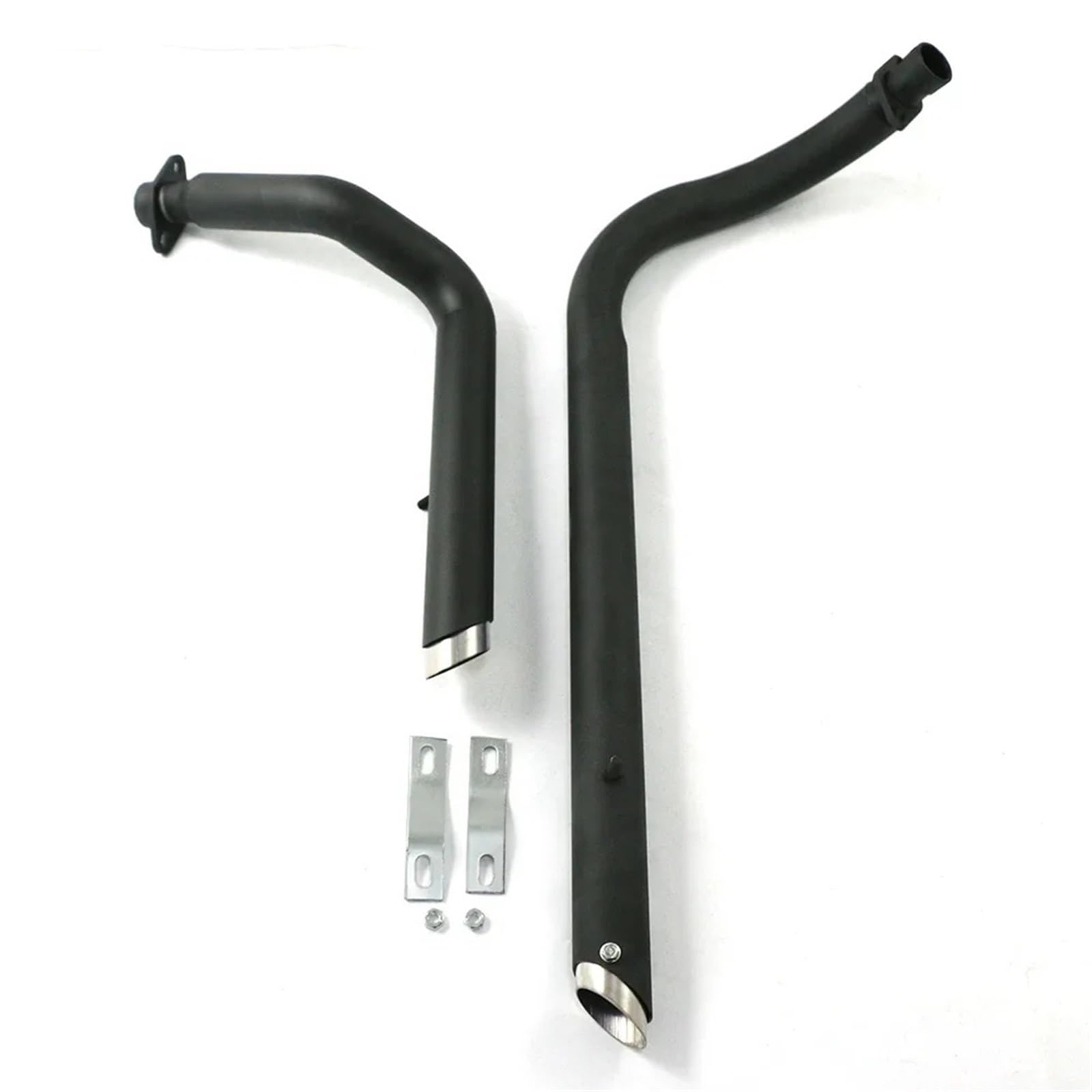 Für Shadow Für Aero 750 Für VT750 Für VT750C Für VT400 Motorrad-Auspuffschalldämpfer-Kit Mit Abnehmbarem Schalldämpfer Motorrad Auspuff Mittelrohr Pipe Exhaust(Black) von XEXJHQQ