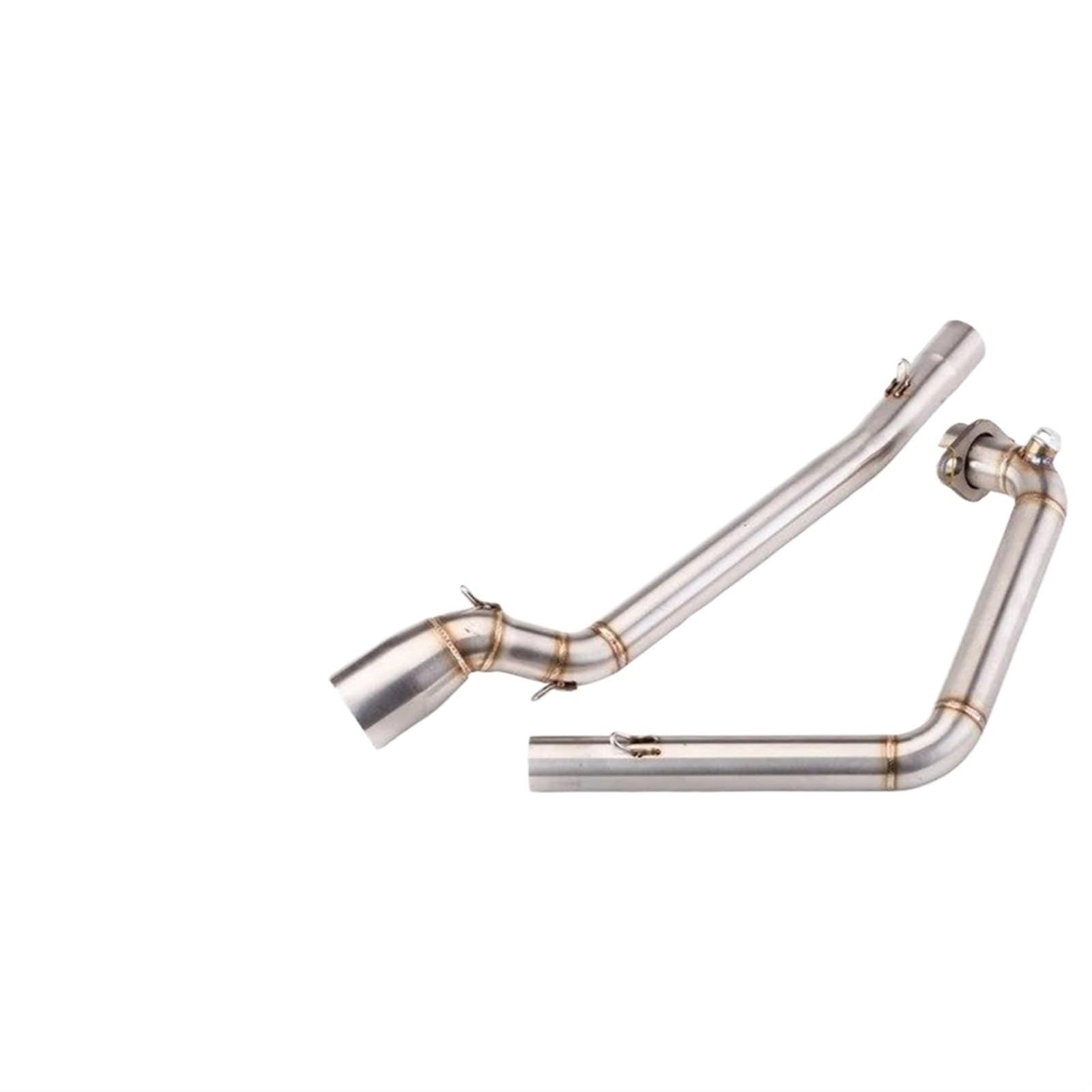 Für Suzuki Für GSXR150 Für GSXR125 Motorradauspuff Schalldämpferrohr Modifiziertes Komplettsystem Slip-on-Auspuff Motorrad Auspuff Mittelrohr Pipe Exhaust(A) von XEXJHQQ