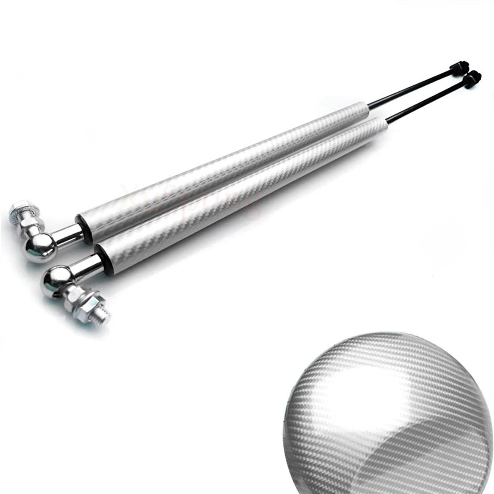 Haubenheber Unterstützung Für VW Für Jeeta 2006-2011 Auto-Styling Refit Motorhaube Haube Gas Shock Strut Bars Unterstützung Stange Zubehör Motorabdeckung Halterung(Carbon Silver) von XEXJHQQ