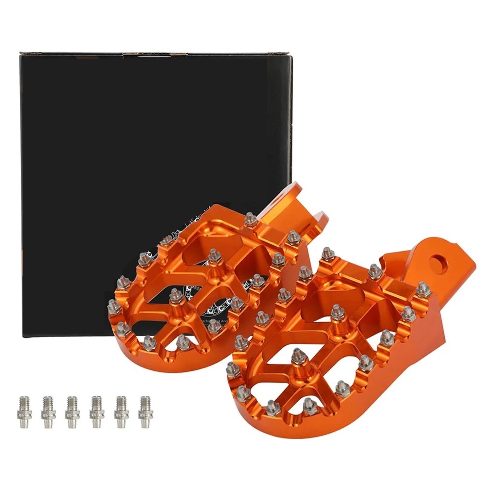 Motorrad Fußrasten Für Surron Für Lightbee Für Talaria Für Sting Motorräder Zubehör Fußrasten Fußpedal Fußrasten Motorräder(Orange) von XEXJHQQ