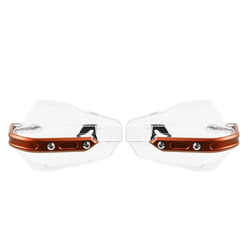 Motorrad Handschützer Für Kawasaki Z750 Z750S 2004 2005 2006 2007 2008 2009 2010 CNC Aluminium Legierung Motorrad Handschutz Schutz Teile Motorrad Handschutz Griffschutz(Clear Orange) von XEXJHQQ