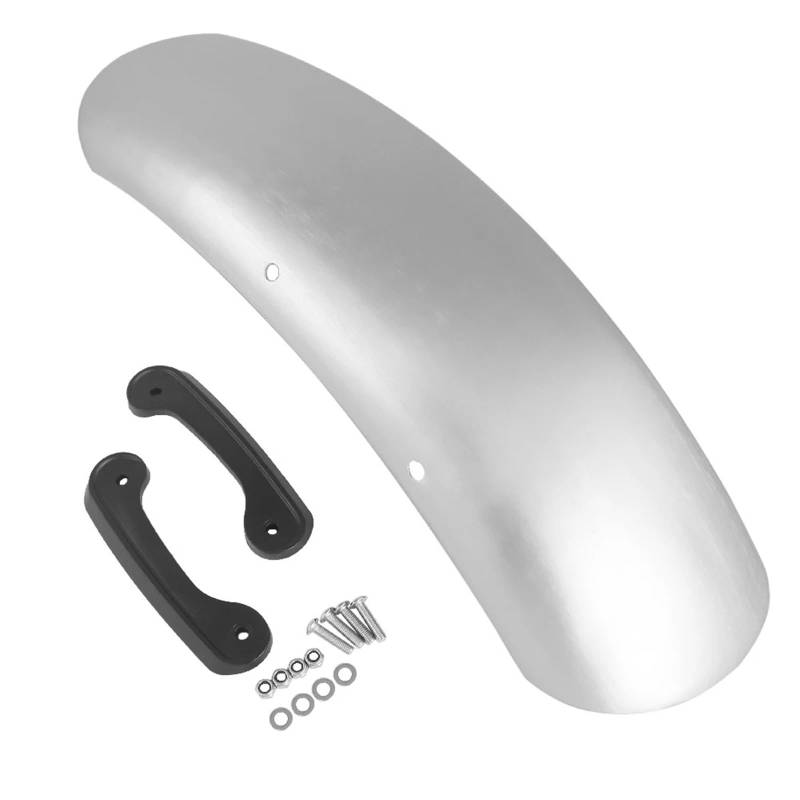 Motorrad Kotflügel Für RNINET Für R9T 2014-2020 Motorrad Kotflügel Vorne Reifen Rad Hugger Kotflügel Mud Splash Schutz Abdeckung Motorräder Fender(Silver) von XEXJHQQ