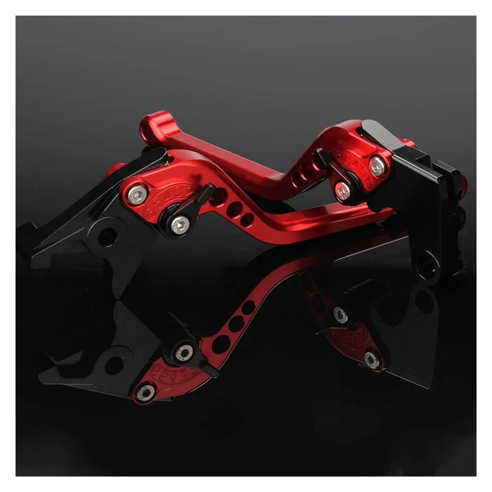 Motorrad Kupplungshebel Für Suzuki Für Bandit 600 Für GSF600 Für GSF 600 1996-2003 CNC-Einstellbarer Motorradbremskupplungshebel Bremshebel(A Red) von XEXJHQQ