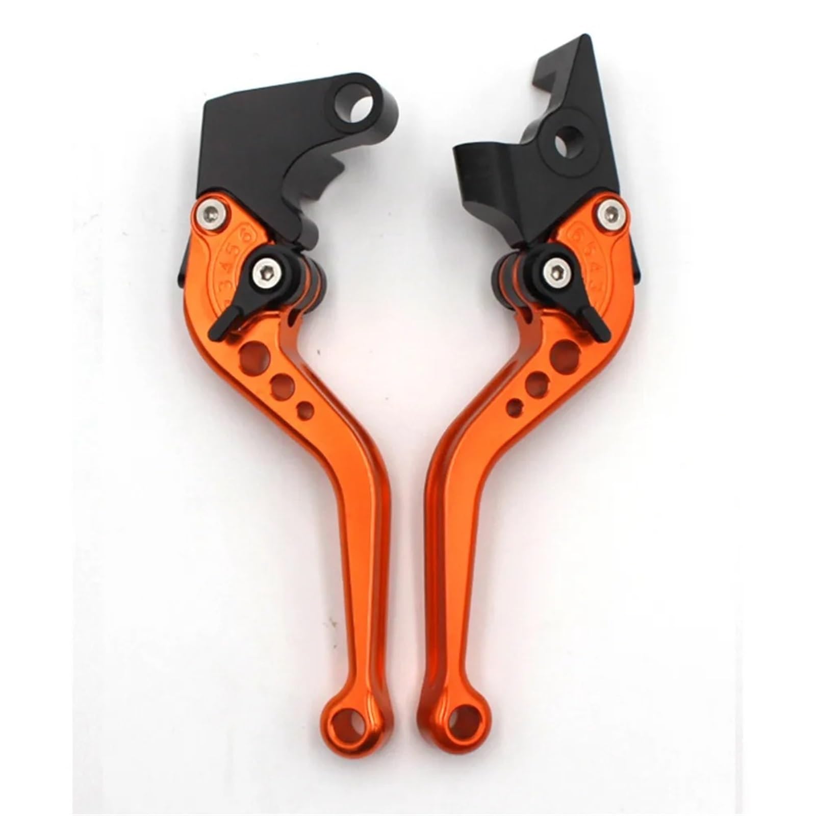 Motorrad Kupplungshebel Für YZF-R125 Für YZF Für R125 R 125 2008-2011 Motorrad CNC Alnuminum Kurze Bremse Kupplungshebel Bremshebel(Orange) von XEXJHQQ