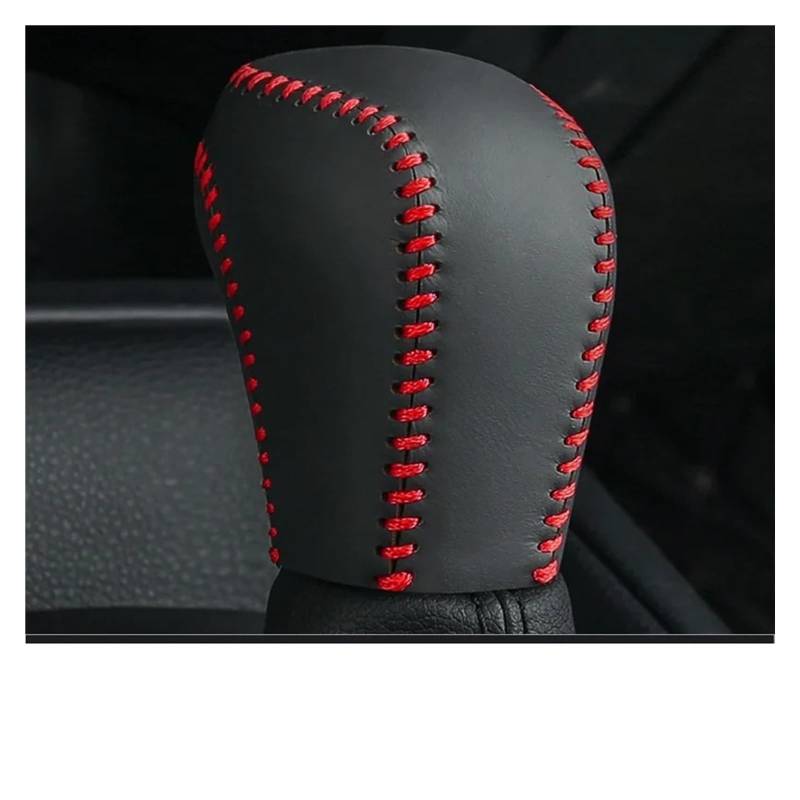 Schaltknauf Kappe Für Toyota Für Camry 2018 2019 2020 2021 2022 2023 Auto Shift Griff Glovesr Fall Shift Anti-Slip Grip Hülse Schaltknaufkopf Automatik(Black red line) von XEXJHQQ