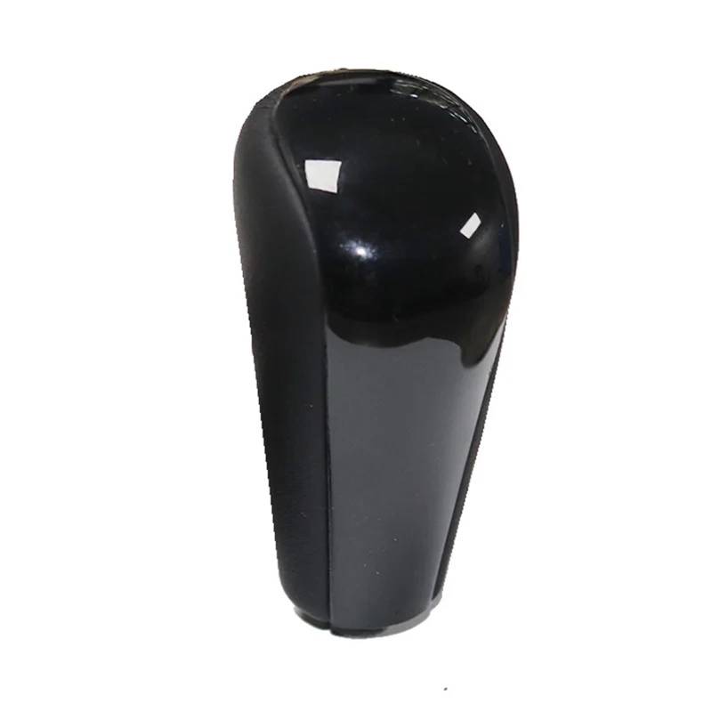 Schaltknauf Kappe Für Toyota Für Prado 120 (2003-2009) Automatikgetriebe Auto-Styling Leder Schaltknauf Schalthebel Stick Kopf Handball Schaltknaufkopf Automatik(Gear knob Black) von XEXJHQQ