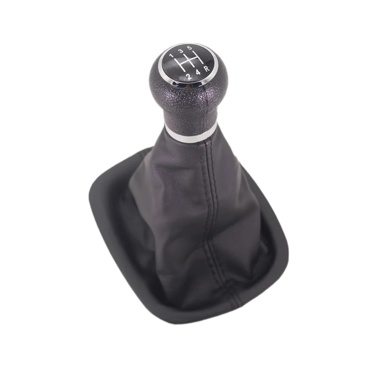 Schaltknauf Kappe Für VW Für Passat B5 B5.5 1997-2005 Auto-Styling 5/6 Gang Schalthebel Schaltknauf Ledermanschette Schaltknaufkopf Automatik(5 Speed Black) von XEXJHQQ