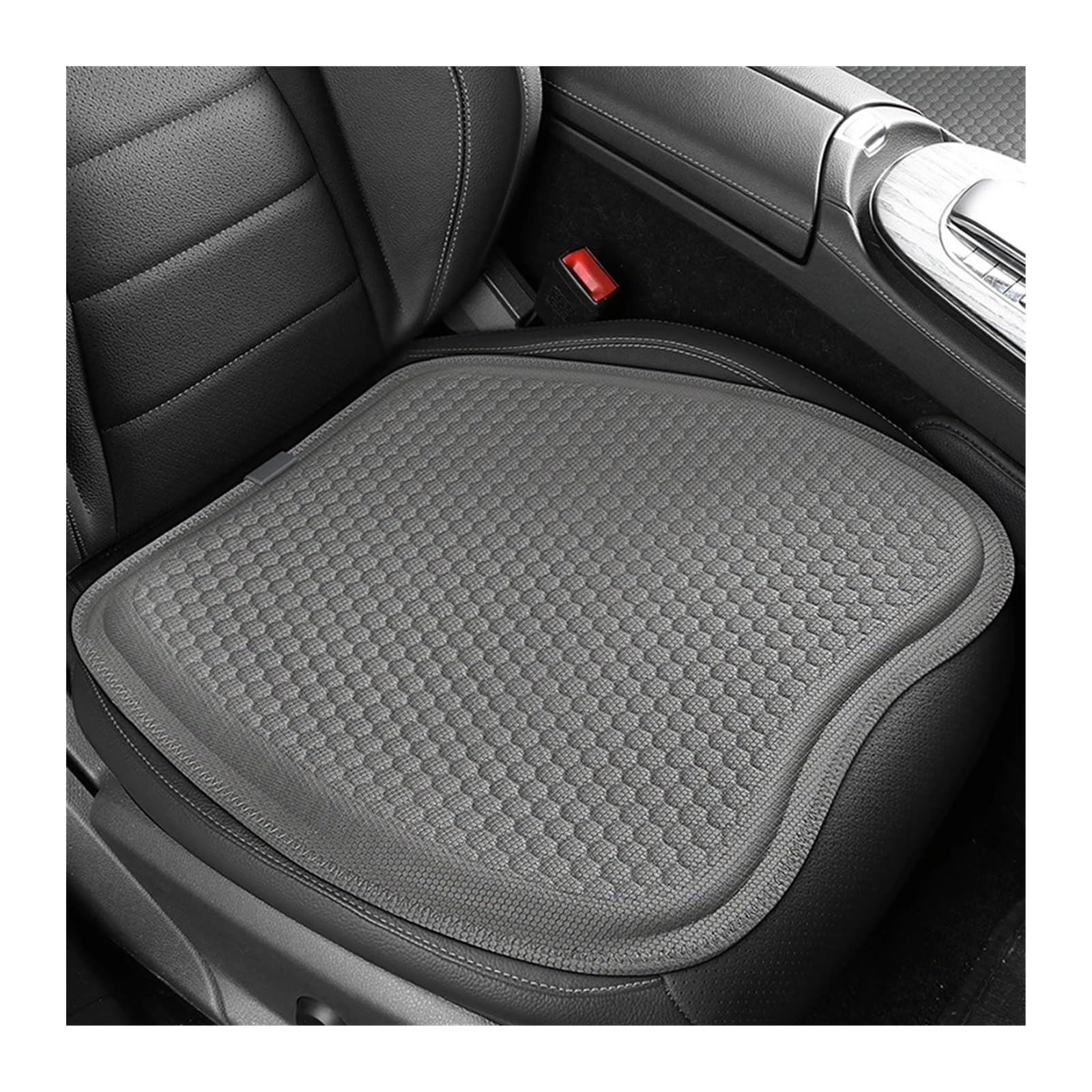 XFYESL Auto Sitzbezug Einteiliges Gel-Sitzkissen Cool Cloth, 3D-Softgel Geeignet für Zuhause, Büro, Auto Cooles, atmungsaktives Kissen Autositzschoner(Gray) von XFYESL