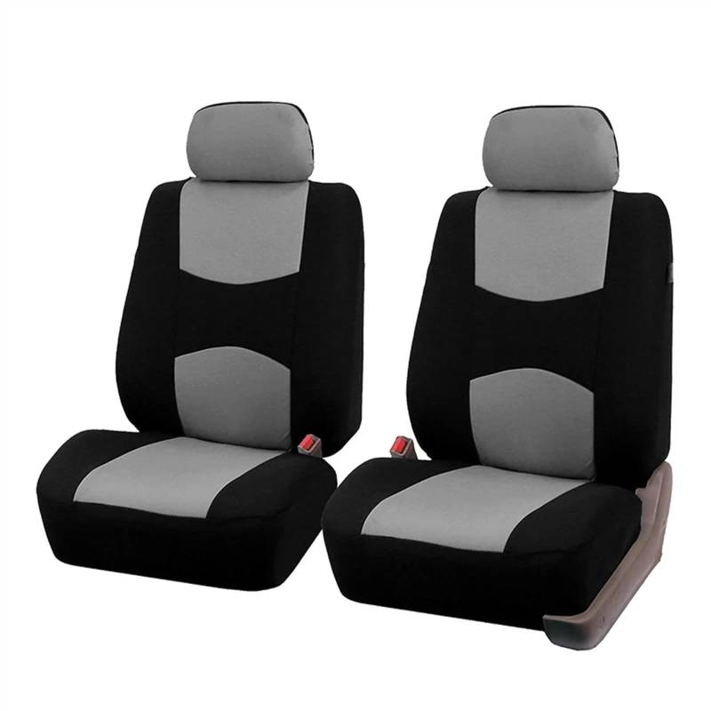 XFYESL Auto Sitzbezug Universell passende Autositzbezüge, 9-teiliges Komplettschutzset, Airbag-kompatibel, Schwarz mit Rot Autositzschoner(2 Piece Blue Covers) von XFYESL