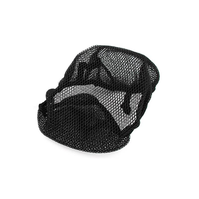 XFYESL Sitzbezüge Motorrad Sitz Abdeckung Für Royal Enfield Meteor 350 2020-2023 3D Honeycomb Mesh Kissen wasserdichte Nylon Motorra zschut Sitzbezüge von XFYESL