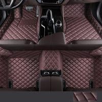 Fußmatten für KIA Soul 2010-2023 Fußmatten Set Vorne Und Hinten Leder Automatten Mit Passgenauem Allwetterschutz, Coffee von XGIXG