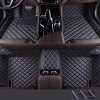 Fußmatten für Kia Sorento (7seats)2015-2023 Fußmatten Set Vorne und Hinten Leder Automatten mit Allwetter Passgenauem Schutz, Black B von XGIXG