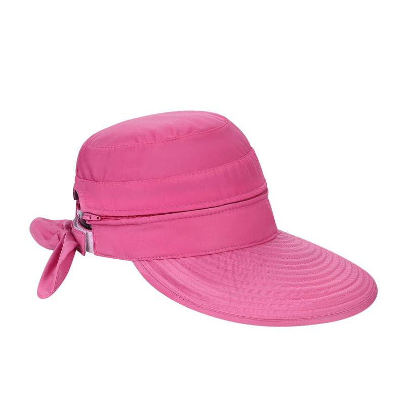 XGOPTS Abnehmbar Sommerkappe Groß Krempe Sonnenmütze Verstellbar Sonnenschutz Strandhut Damen Mädchen Visor Cap Outdoor Golf Damenhut Sport Atmungsaktiv Hut mit Reißverschluss Reisen Wandern von XGOPTS