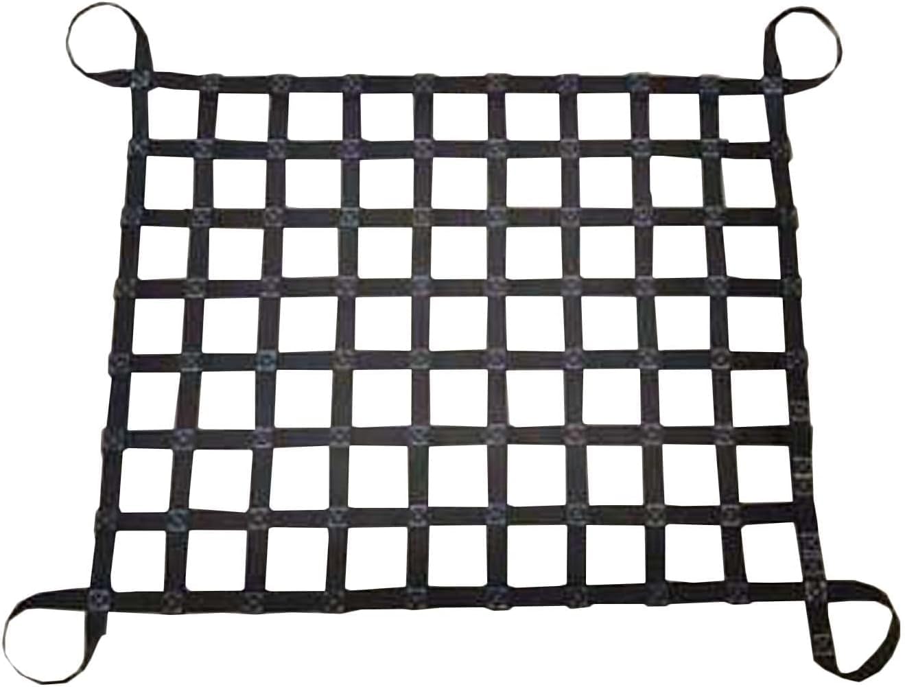 Sicherheits-Ladungshebenetzgurte, Polyester-Flachfrachtnetz-Hebezeug-Hebenetzgurte Schiffsbe- und -entladung von Gütern Dock-Hebenetzbau bewegliche Takelage(1.5 X 1.5M/Mesh 10cm/Load 350KG) von XGXGX