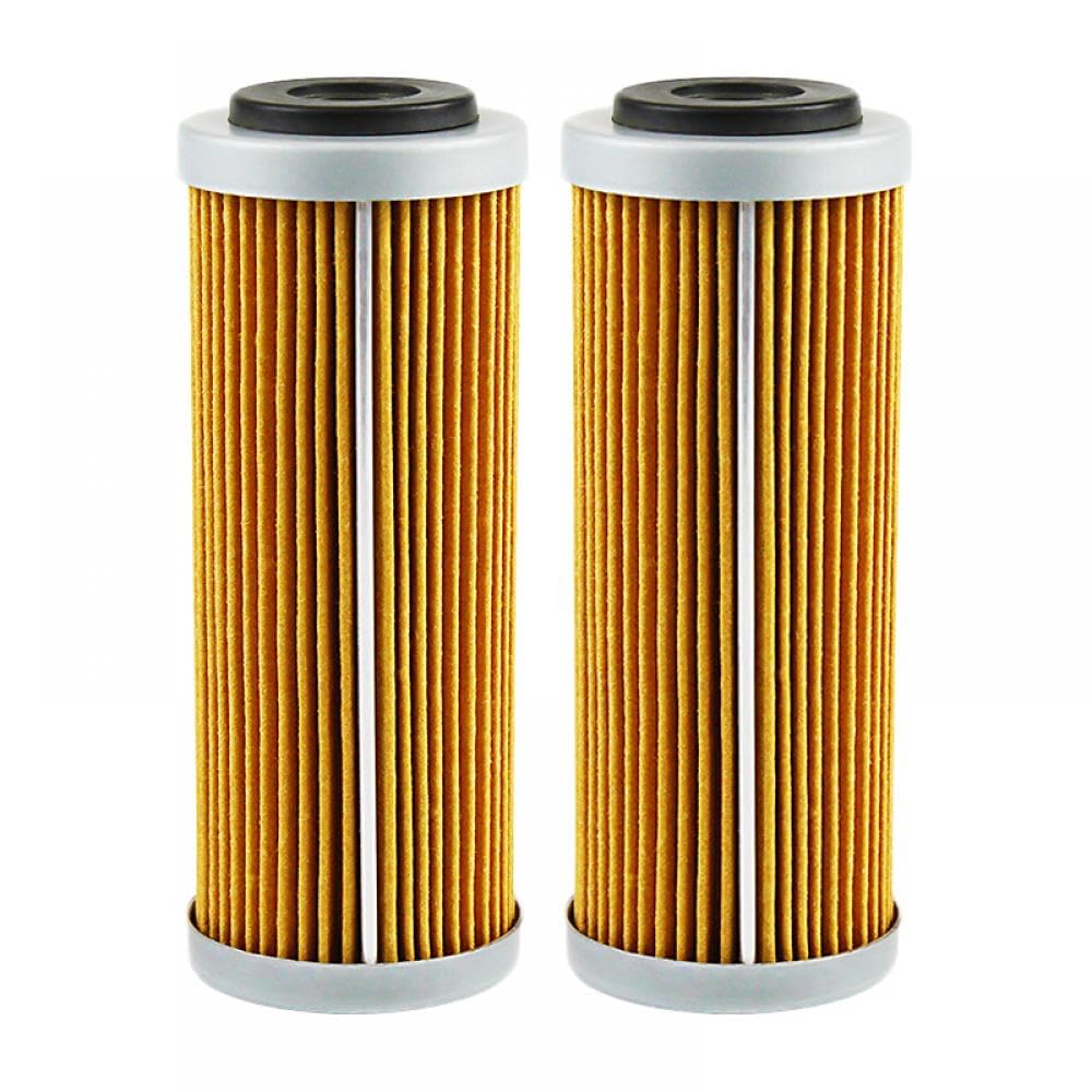 Motorrad-Ölfilter, kompatibel mit KT-M-Modellen Exc Xcf W Exc F 250 500 Sxf Exc Xcf Freeride 350 505 530 Xcw Exc R 400 Smr Sxs Xcwr 450(2PCS-YELLOW) von XGdEKA