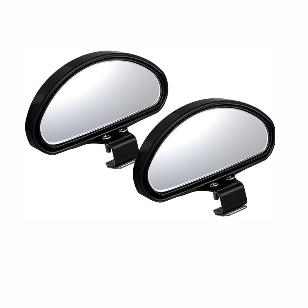 2pcs Auto-Toter-Winkel-Spiegel für 500 2011-2025, Verstellbarem Weitwinkel Außenspiegel Blindspiegel HD-Glas-Spiegel ZubehöR,A-Black von XHCDYGE