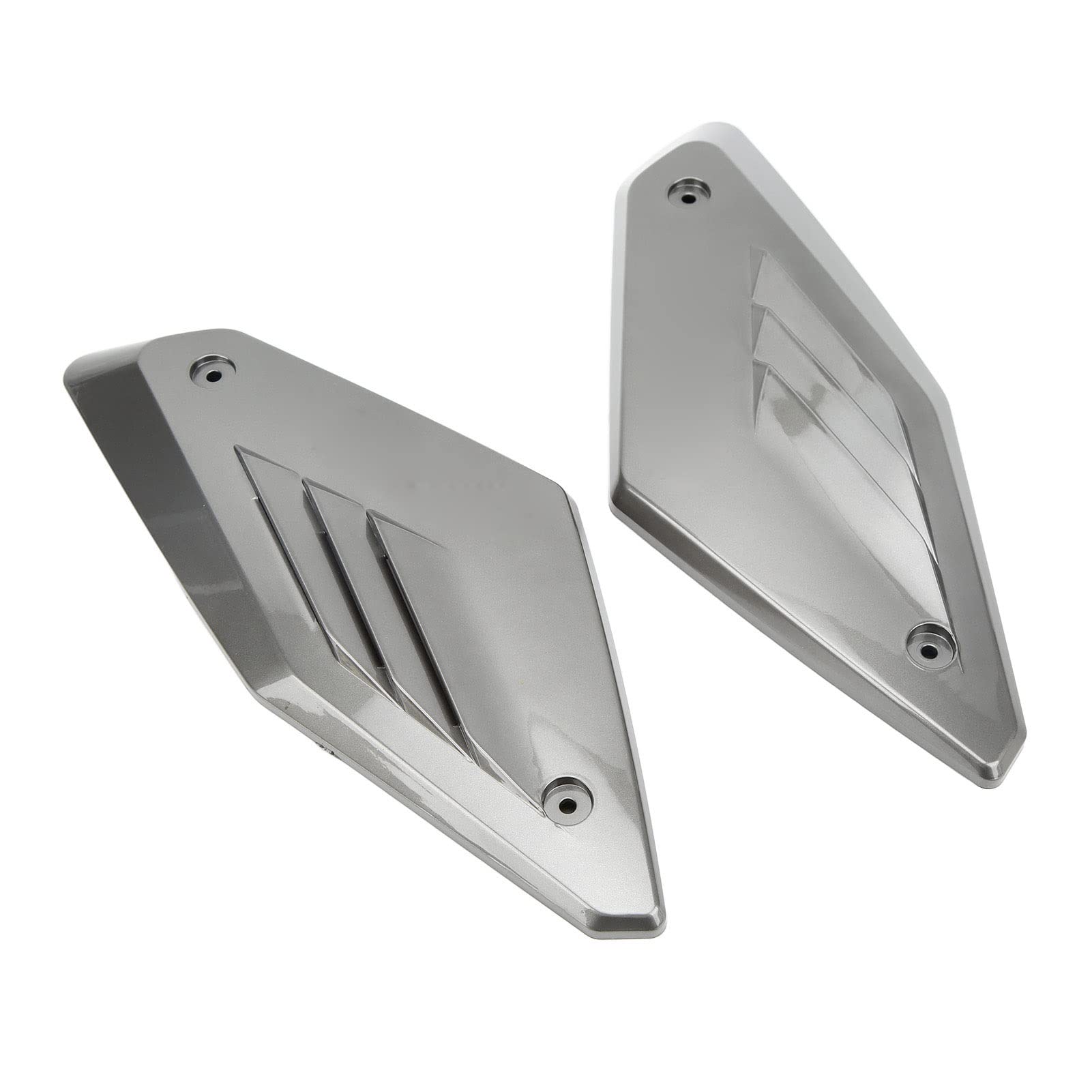 2PCS Motorrad-Seitenwand-Lufteinlass-Abdeckungsschutz, Schutzverkleidung für CB650R 2019 2020 2021, Gutes Autocycle-Zubehör (Grau) von XHIKOWAT