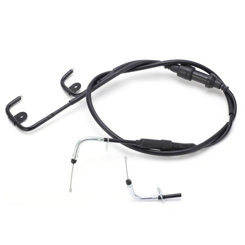 Schwarzes Metall-Choke-Kabel 0487 033 Ersatz für 650 4x4 V2 Automatik 2006 ATV-Motorradteile von XHIKOWAT