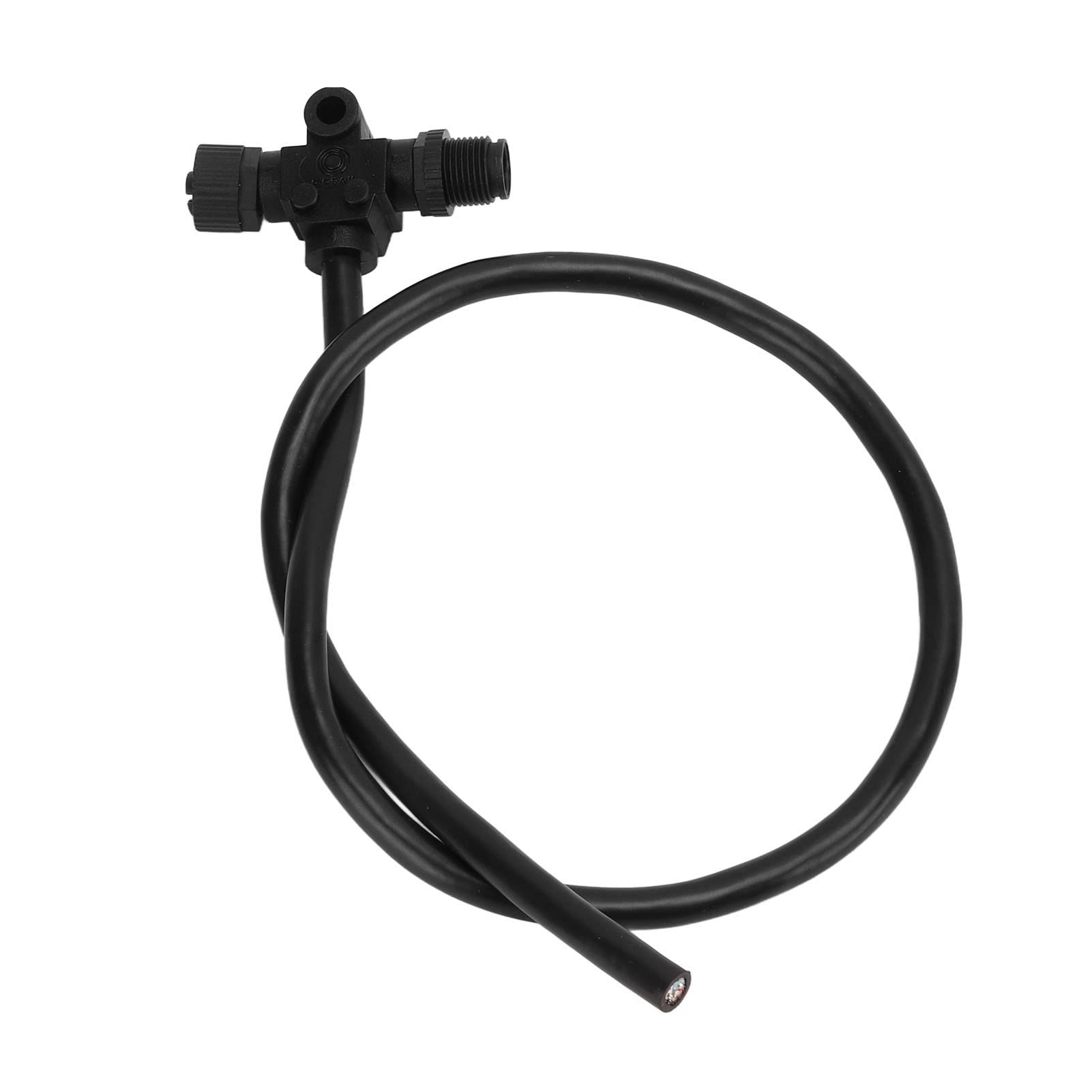 XHIKOWAT NMEA2000 T-Anschlusskabel, IP67, Wasserdicht, 5-polig, M12-Gewinde, Lowrance Networks T-Stück-Terminator, Backbone, ABS, 0,5 M Lang von XHIKOWAT