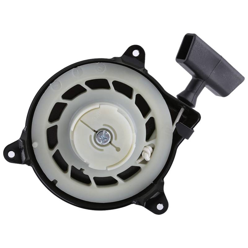 XHIKOWAT Rückstoßstarter Briggs Stratton 499706 690101 Seilzugstarter-Baugruppe Langlebig Einfache Installation Schwarz von XHIKOWAT