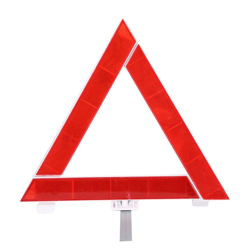 XHTLLO Faltbares Auto-reflektierendes Dreiecksschild, Notfall-Pannenwarntafel, Auto-Stoppschild von XHTLLO