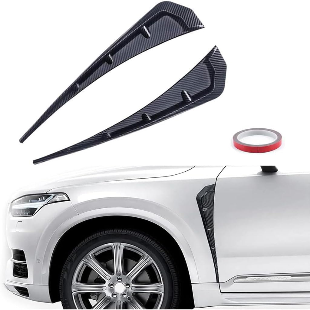 Auto Kotflügel Seitenschlitze Aufkleber für Benz E Class Cabriolet 2010-2012,Wasserdicht Auto Lufteinlass Aufkleber Spoiler Körper Dekoration Abdeckung von XIAOTIEC