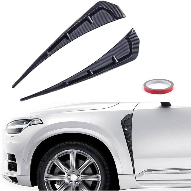 Auto Kotflügel Seitenschlitze Aufkleber für Benz GLE (5seats) W166 2015-2019,Wasserdicht Auto Lufteinlass Aufkleber Spoiler Körper Dekoration Abdeckung von XIAOTIEC