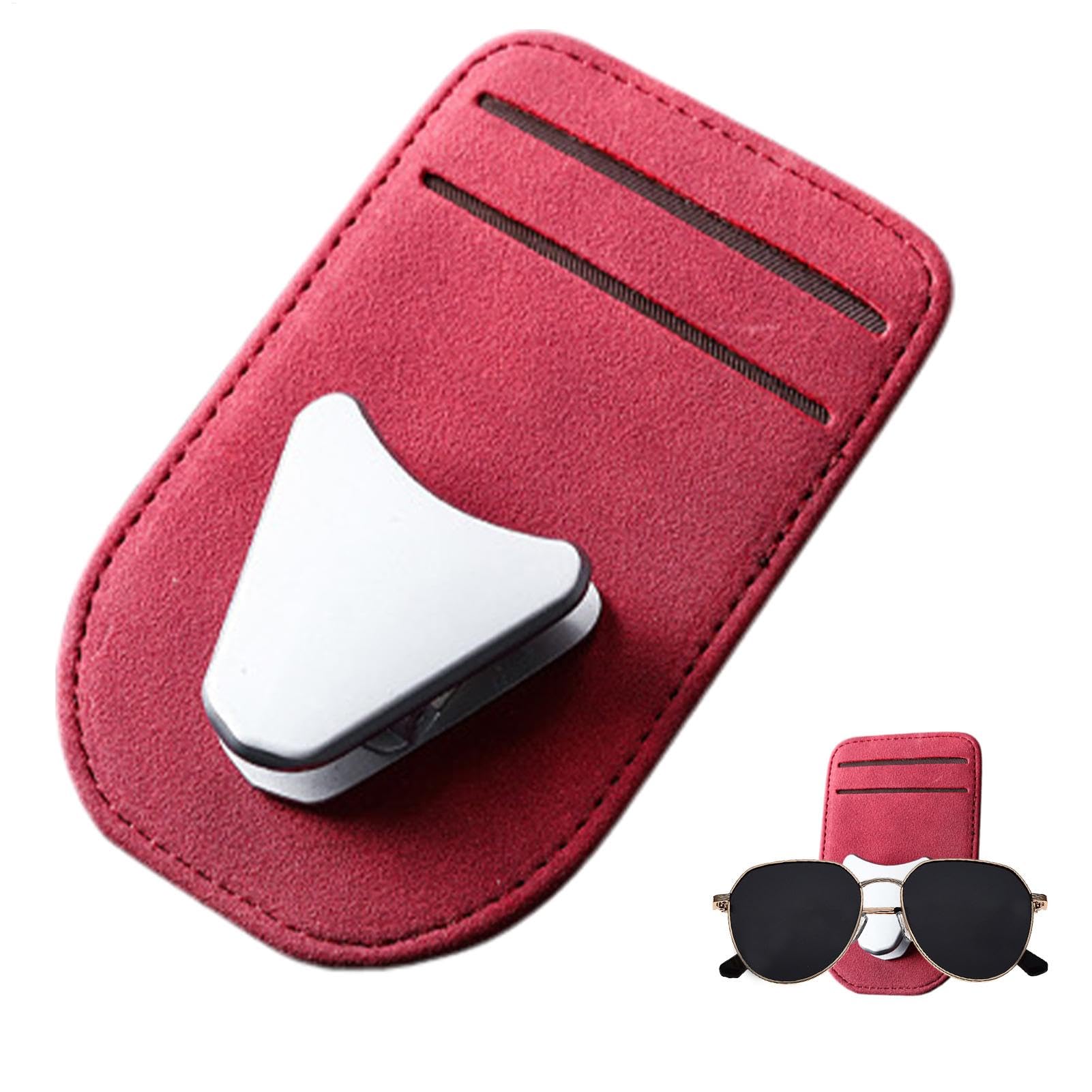 XIAOXIAOYU Visor Sonnenbrillenhalter Clip, Autobrillen Clip, Brillenhänger Clip, Sonnenbrille Mount, Ticketorganisator für Auto, SUV, LKW, Automobilgeräte von XIAOXIAOYU