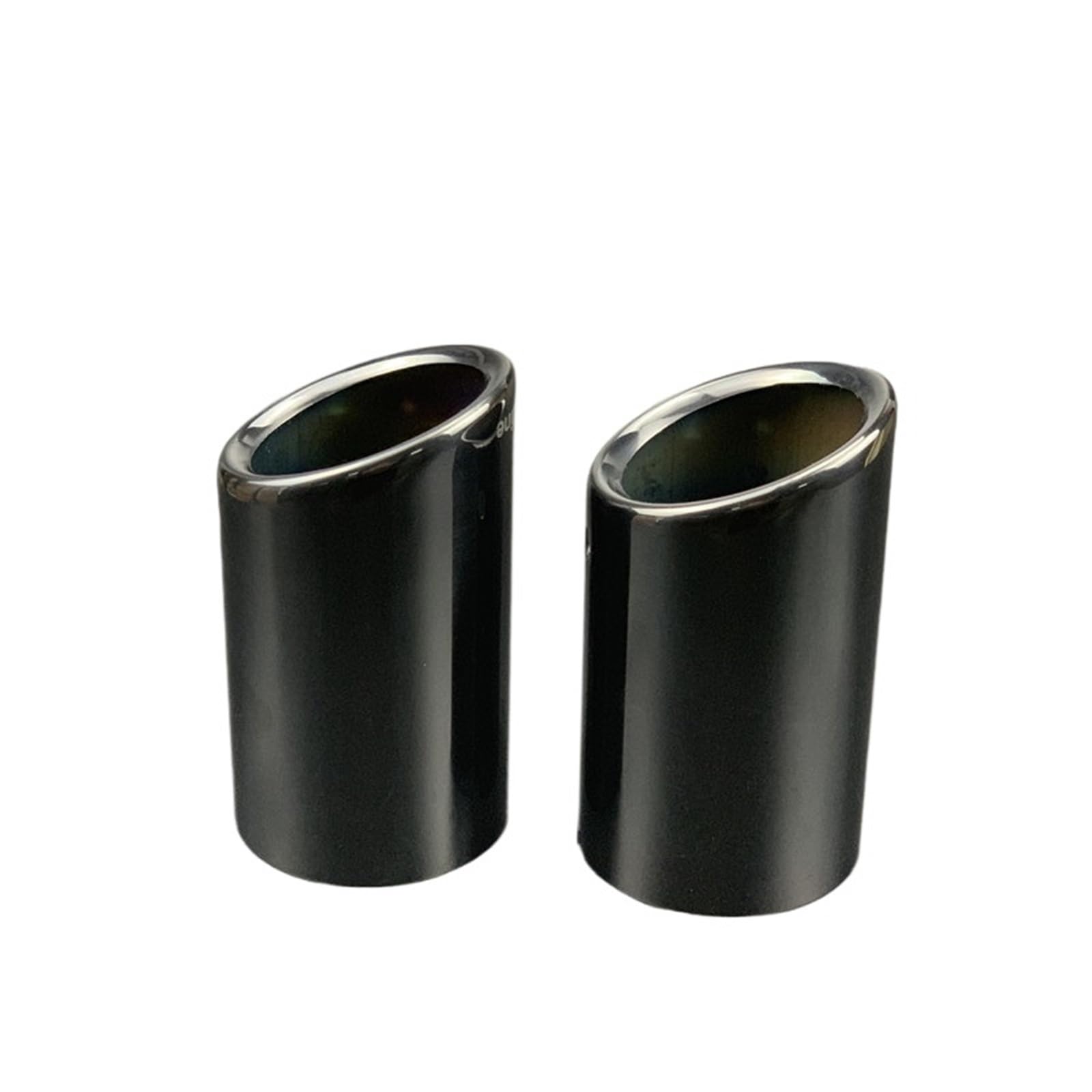 Auto Endrohre Für A1 Für A3 Für A4 B8 Für A6 Für Q5 Auto Zubehör 2 Teile/los Auto Auspuff Tip Muffler Rohr Schwanz Hinten Rohr Abdeckung Fall Auspuffendrohr(Black 2piece) von XIAOYANS