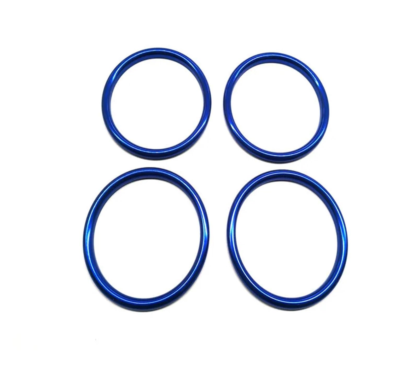 Auto Innenbereich 4 Teile/satz Für Für A1 2014-2017 Aluminium Legierung Air Outlet Aufkleber/Instrument Panel Air Outlet Dekoration Ring Auto Innenraum(Blue) von XIAOYANS