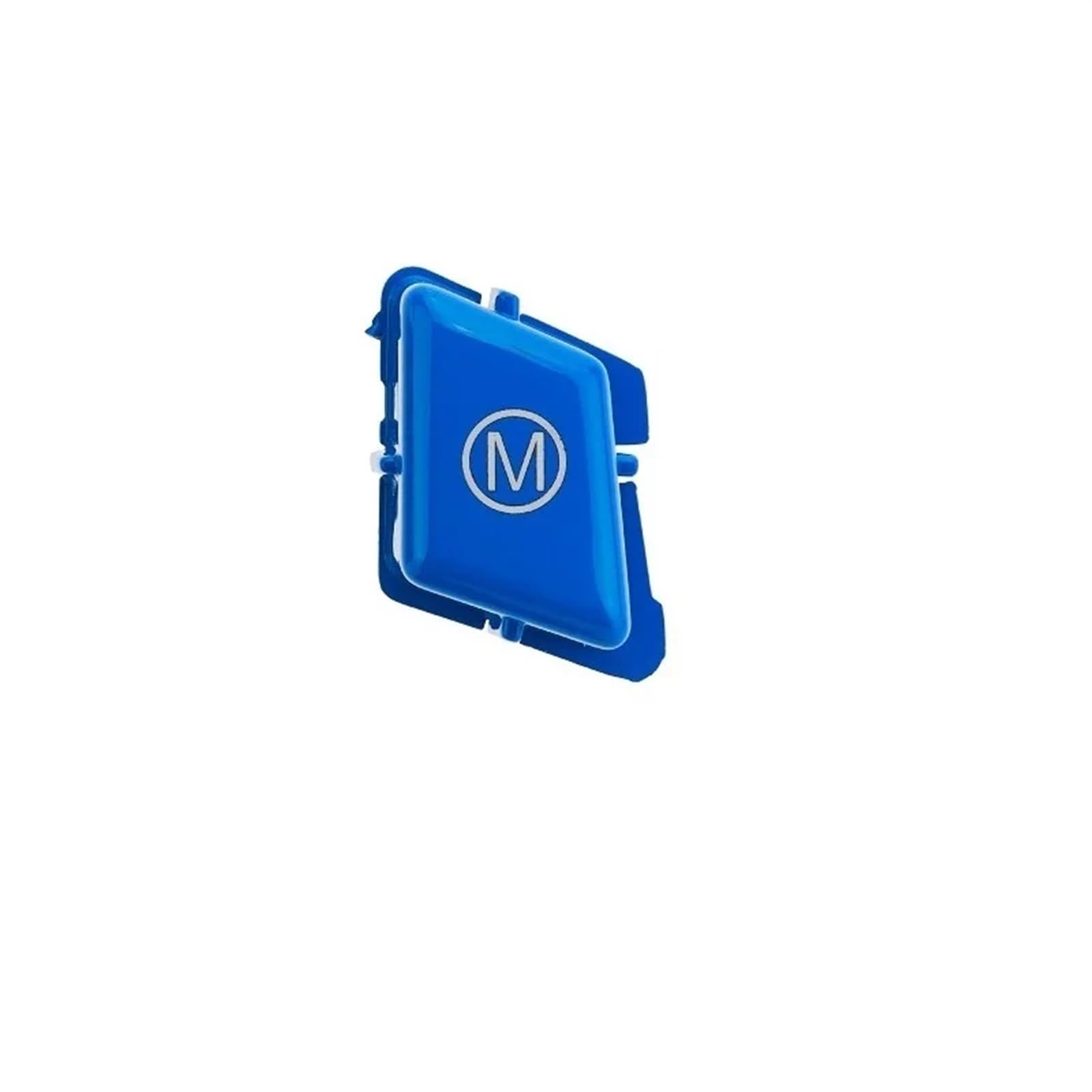 Auto Innenbereich Für 3er E90 E92 E93 M3 2007–2013, Auto-Lenkrad, M-Alphabet-Modus Und Start-Stopp-Motortaste Auto Innenraum(M blue) von XIAOYANS