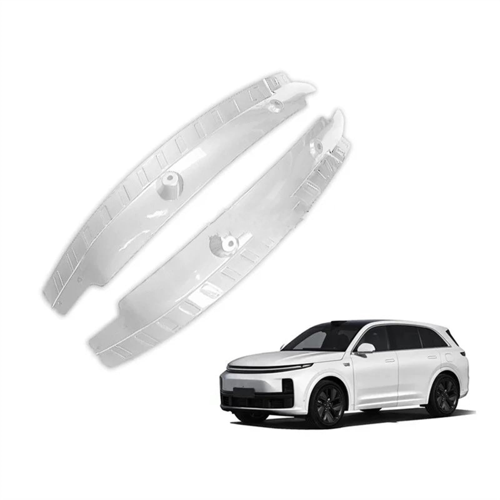 Auto SchmutzfäNger Für Li Für Lixiang L7 2022 2023 Auto Hinterrad Schlamm Für Kotflügel Kotflügel Abdeckung Schutz Zubehör Schmutzfänger vorne(White 2pcs) von XIAOYANS