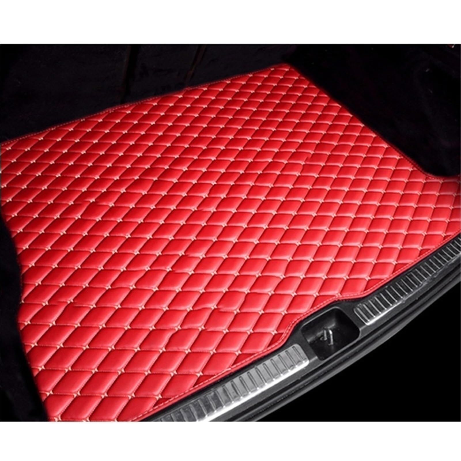 Kofferraummatte Für Accord 11th MK11 CY 2023 2024 2025 Auto Kofferraum Matte Innen Dekoration Auto Stamm Lagerung Pad Fracht Kofferraum Schutzmatte(E- Racing Red) von XIAOYANS