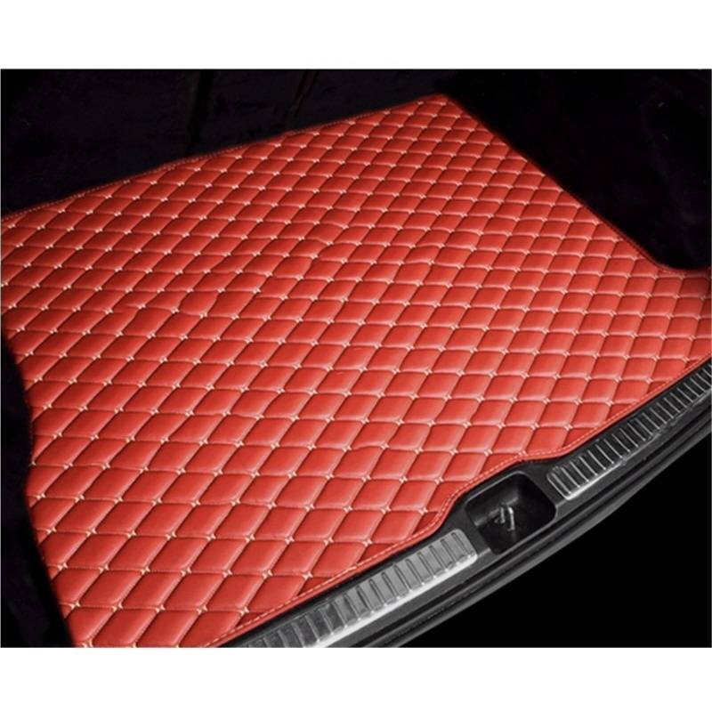 Kofferraummatte Für BYD Für Yuan Plus Atto 3 2021 2022 2023 Stamm Matte Wasserdicht Pads Leder Auto Hinten Stamm Matten Auto Tank Organizer Matte Kofferraum Schutzmatte(I- Maroon) von XIAOYANS