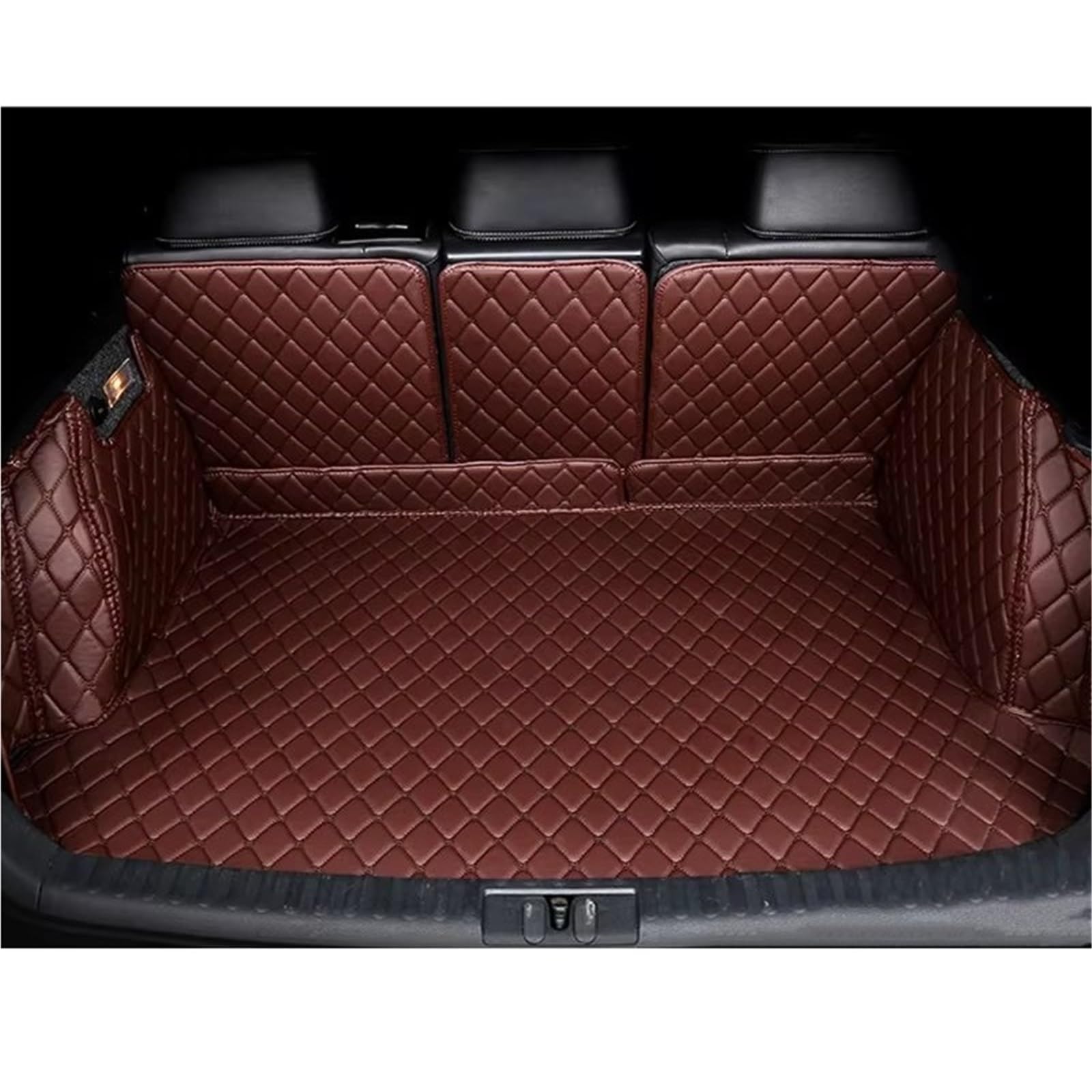 Kofferraummatte Für Benz Für GLA Klasse X156 2013 2014 2015 2016 2017 2018 2019 2020 Kofferraummatte Liner Pad Leder Auto Kofferraummatte Teppich Heck Cargo Liner Kofferraum Schutzmatte(K- Coffee) von XIAOYANS